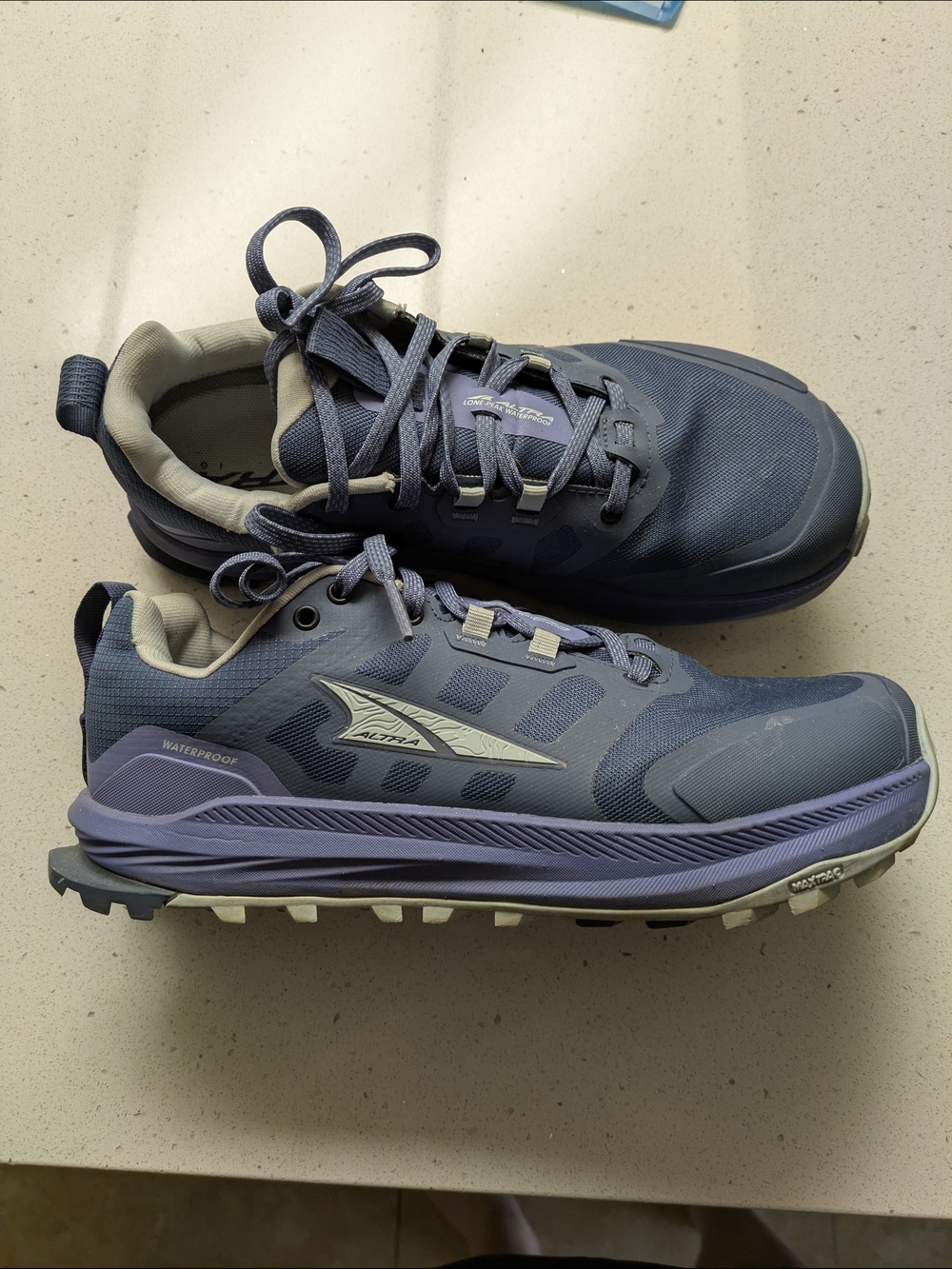 Altra Women's Trail Running Shoes — Slate Purple and Gray